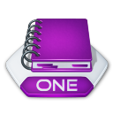 MS OneNote ONE Icon